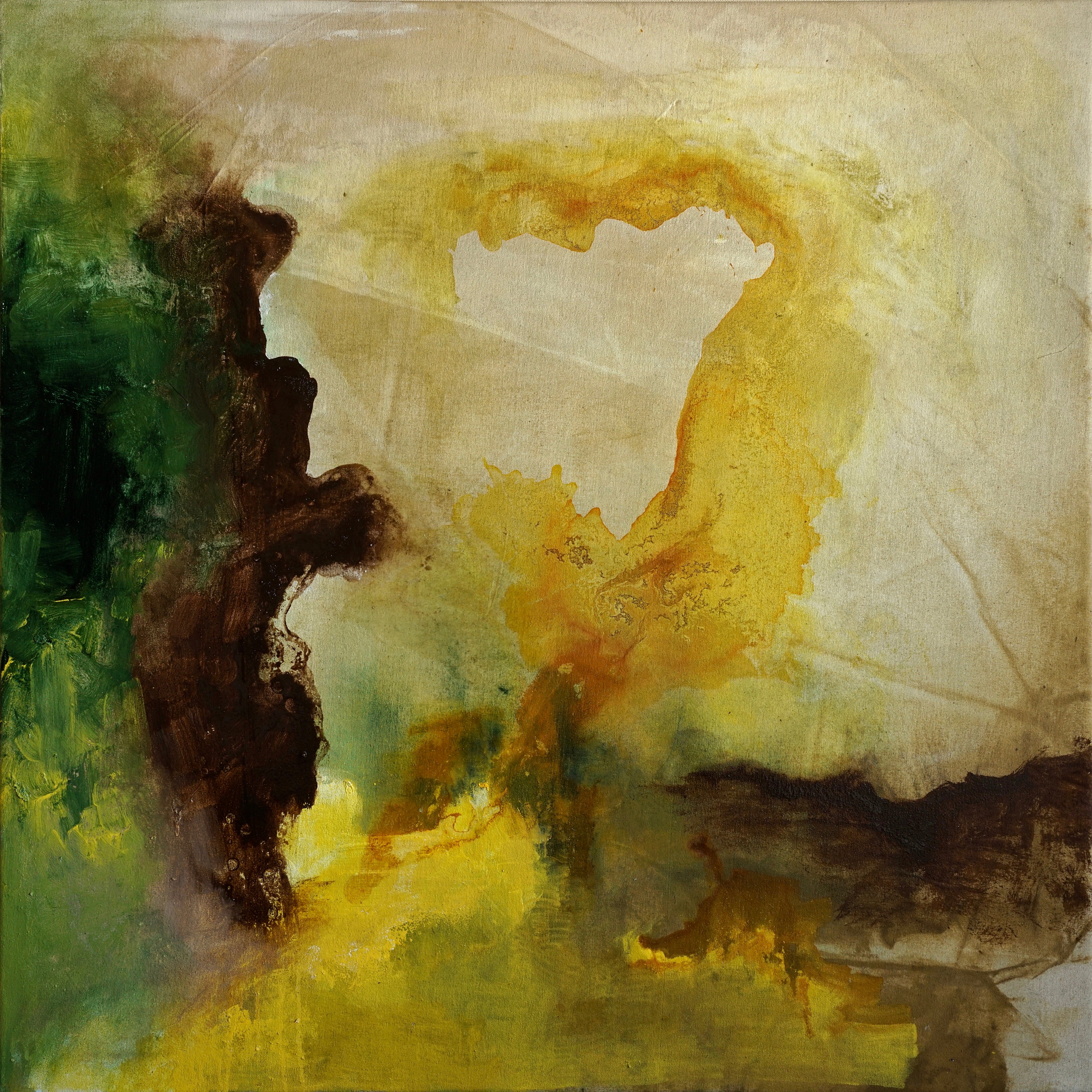 Composición Verde-Amarillo I